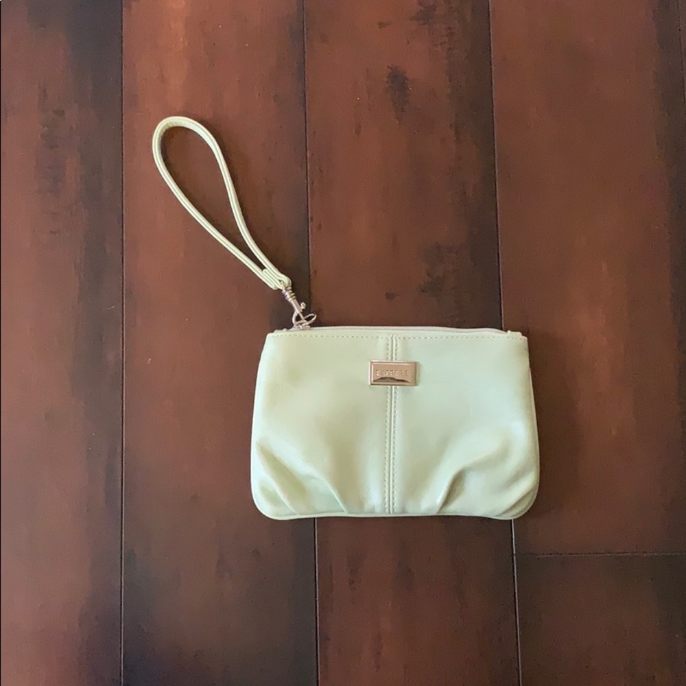 Express wristlet in mint green